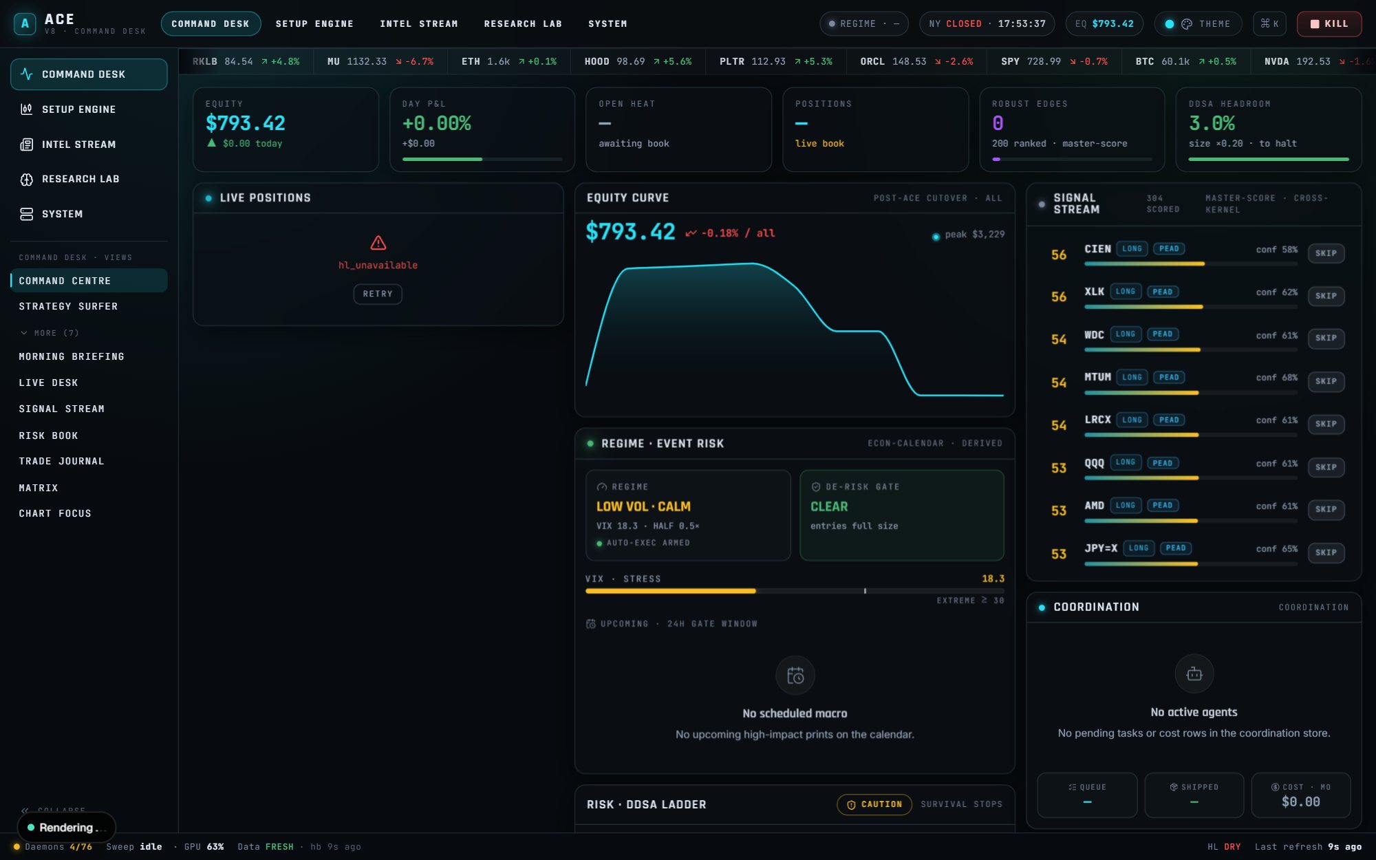 Preview of Ace — a financial-operations command desk in development